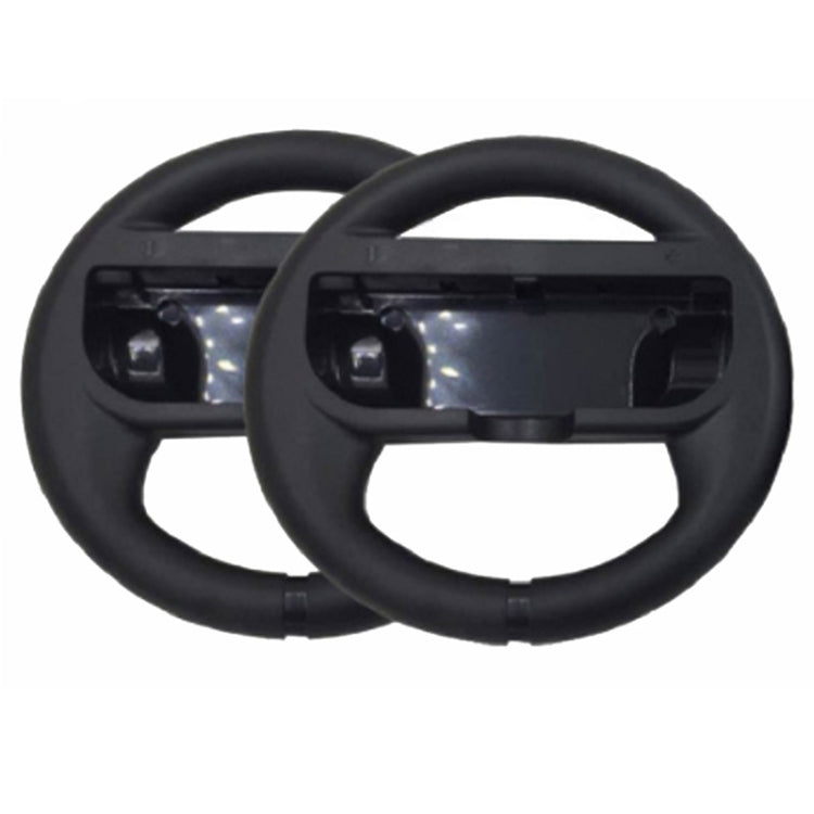 Black steering wheel controller bracket with two circular grips