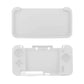 White silicone protective case for NEW 2DSLL, with cutouts on the back shell.