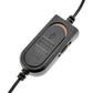 Inline audio control module with 3.5mm connector cable
