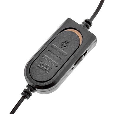Inline audio control module with 3.5mm connector cable