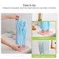 Portable glove drying rack drying gloves, standing two-post stand with tray