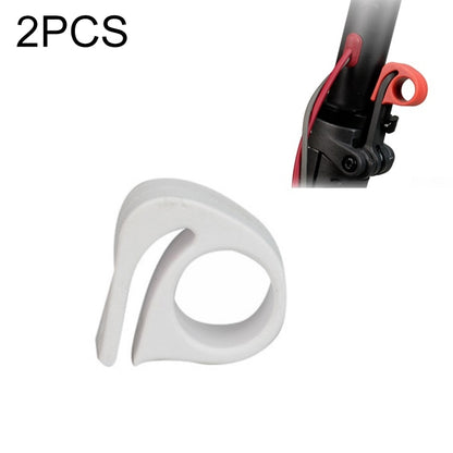 White curved folding wrench protector clip for Xiaomi M365