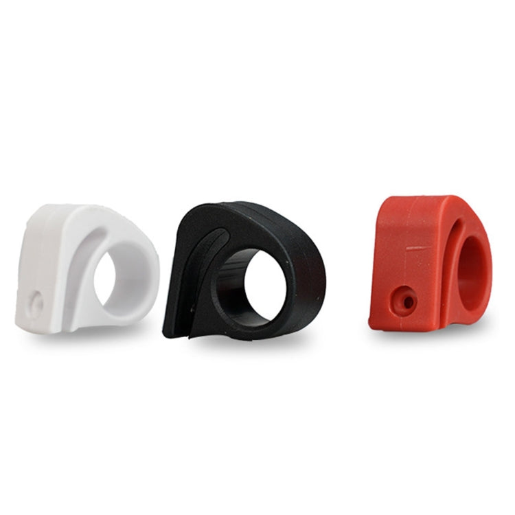 Three folding wrench protectors: white, black, and red for Xiaomi M365