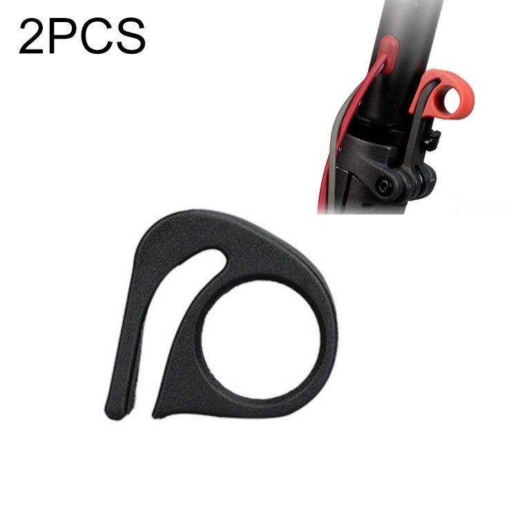 Black curved folding wrench protector clip for Xiaomi M365