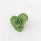Mini faux cabbage toy piece, curled green leaves