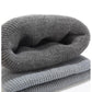 Light gray ribbed knit fold fabric detail