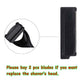 Back shaver replacement blade with comb teeth, black for shaving head