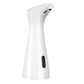 White automatic soap dispenser with angled touchless spout