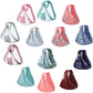 Assorted baby multifunctional straps in multiple colors with white mesh panel and ring handle