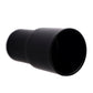 Vacuum cleaner hose connector adapter, black cylindrical suction end