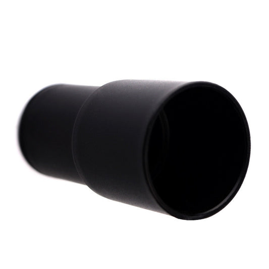 Vacuum cleaner hose connector adapter, black cylindrical suction end