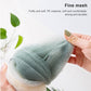 Green mesh bath sponge lantern with rope loop