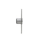 IR exit sensor switch side view with threaded cylinder terminal and mounting pin