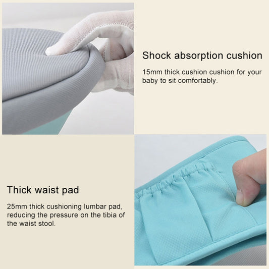 Baby waist stool cushion with thick shock-absorbing pad for comfortable sitting