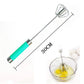 30 cm egg beater whisk with stainless beaters and green handle