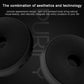 Two black portable air purifiers with round perforated grilles and center vents