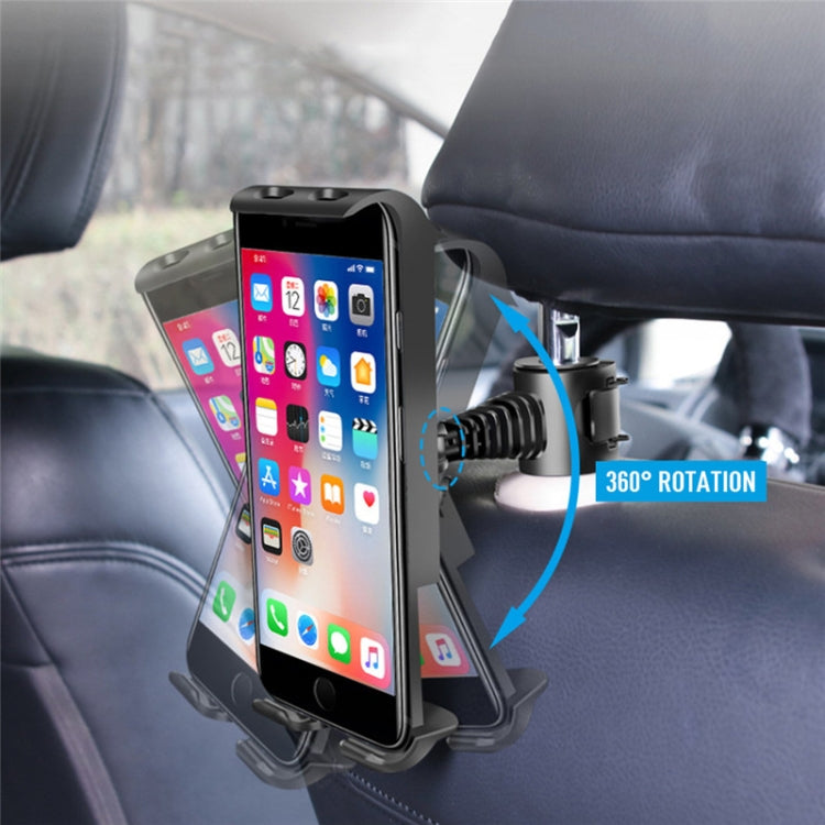 Car seat tablet stand holder with rotating mount for tablet viewing