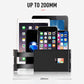 Universal tablet holder with bracket size scale for different devices