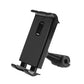 Black universal car seat tablet stand holder with headrest bracket