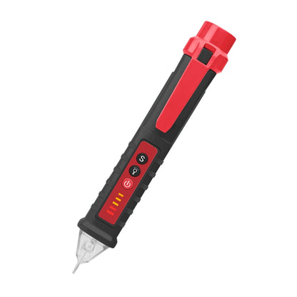 ANENG non-contact smart electric pen, black body with red grip and clear probe tip
