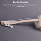 Soft mesh bath shower brush with long ergonomic handle and hanging loop