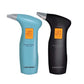 Blue and black portable breath alcohol testers, each with orange LCD display