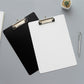 Pair of A4 clipboards with black and white boards and metal binder clips.