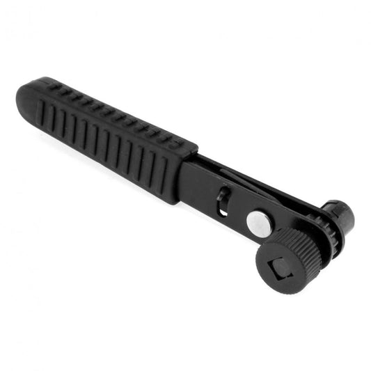 Black 6.35mm socket wrench with adjustment knob and textured grip
