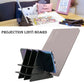 Optical tracing board with gray panel and black phone cradle stand