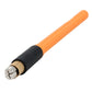 DIY razor saw kit close-up: orange handle, black grip, circular metal head