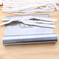 Stainless steel noodle cutter roller with measuring scale on cutting sheet