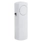 Wireless door/window magnetic alarm sensor with side contact pin, white