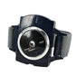 Anti-snoring wrist device with dark casing and gray adjustable strap
