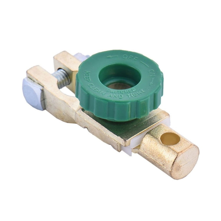 Power failure protection safety switch, green cap with metal mounting clips