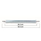 Silver automatic continuous mousetrap with length measurements: 29.3 cm and 34.3 cm