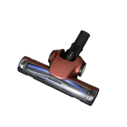 32mm vacuum brush head with red-brown base and clear roller window