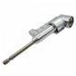 Silver long handle right angle drill bit holder with slot plate and hex bit