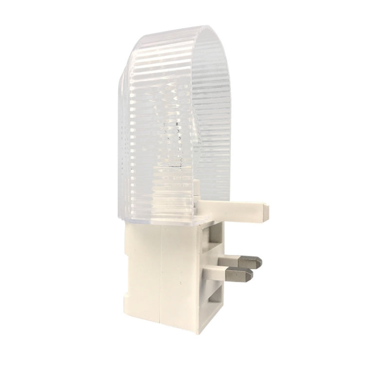LED night light plug-in lamp with translucent arched top and side prongs