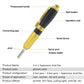Pen-style hyaluron injector showing start button, connecting pipe, and spiral port