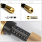 Needleless injector nozzle with measurement markings and 0.3 ml / 0.5 ml ports