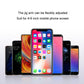 Adjustable phone cradle grip for 4–6 inch screens with flexible support arm
