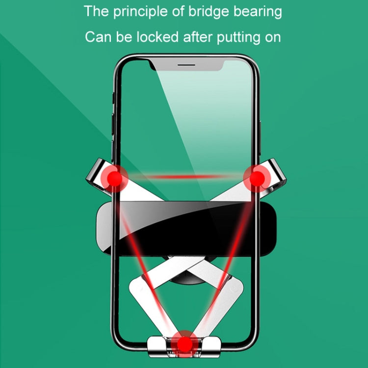 Bridge bearing gravity mount with locking mechanism and pivot support arms