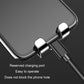 Black phone holder with open side for charging port and easy operation