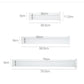 White self-adhesive roll straps with printed size measurements in cm