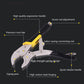 C-type locking pliers with yellow handle and black grip, spring action design
