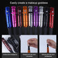 Multi-color semi-permanent tattoo pen set with needle tips and caps