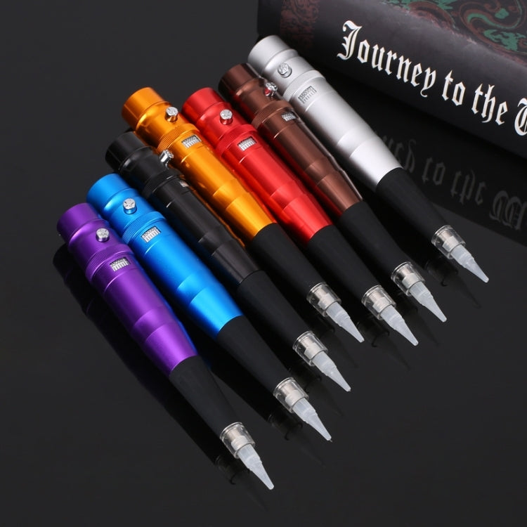 Assorted color semi-permanent tattoo pen instruments with needle tips