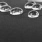 Black umbrella fabric with water beads for water-repellent coverage