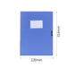 Blue A4 plastic file box, 239x318mm with front label window