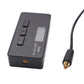 Car DAB+ receiver box control module with buttons and side connection interface
